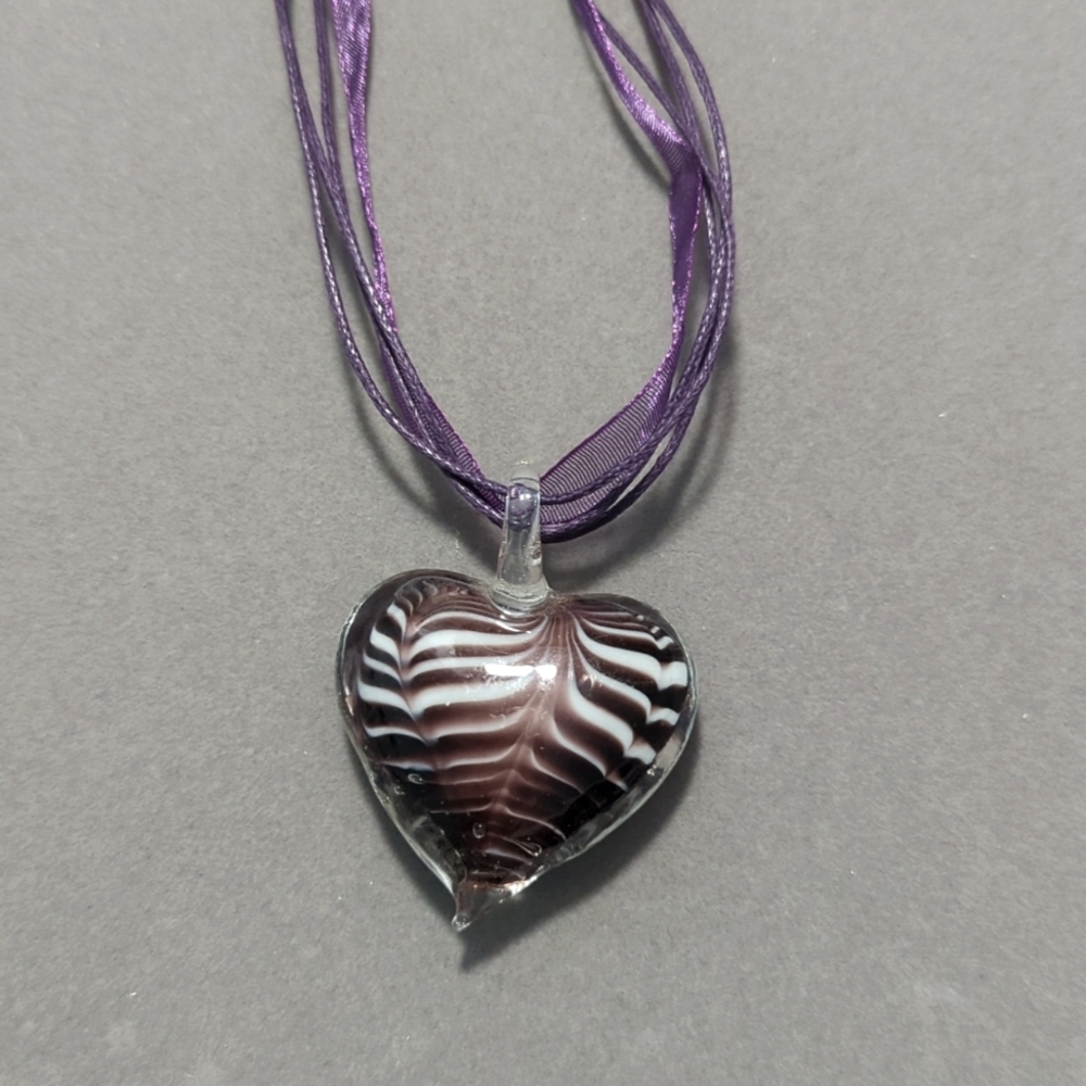 Glass Heart Pendant